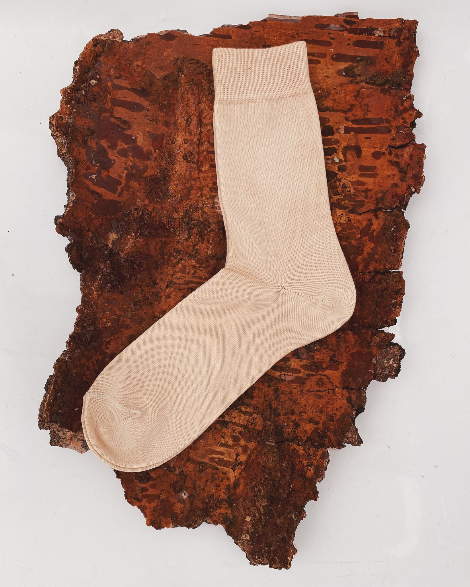 Wool socks - Birch wood beige