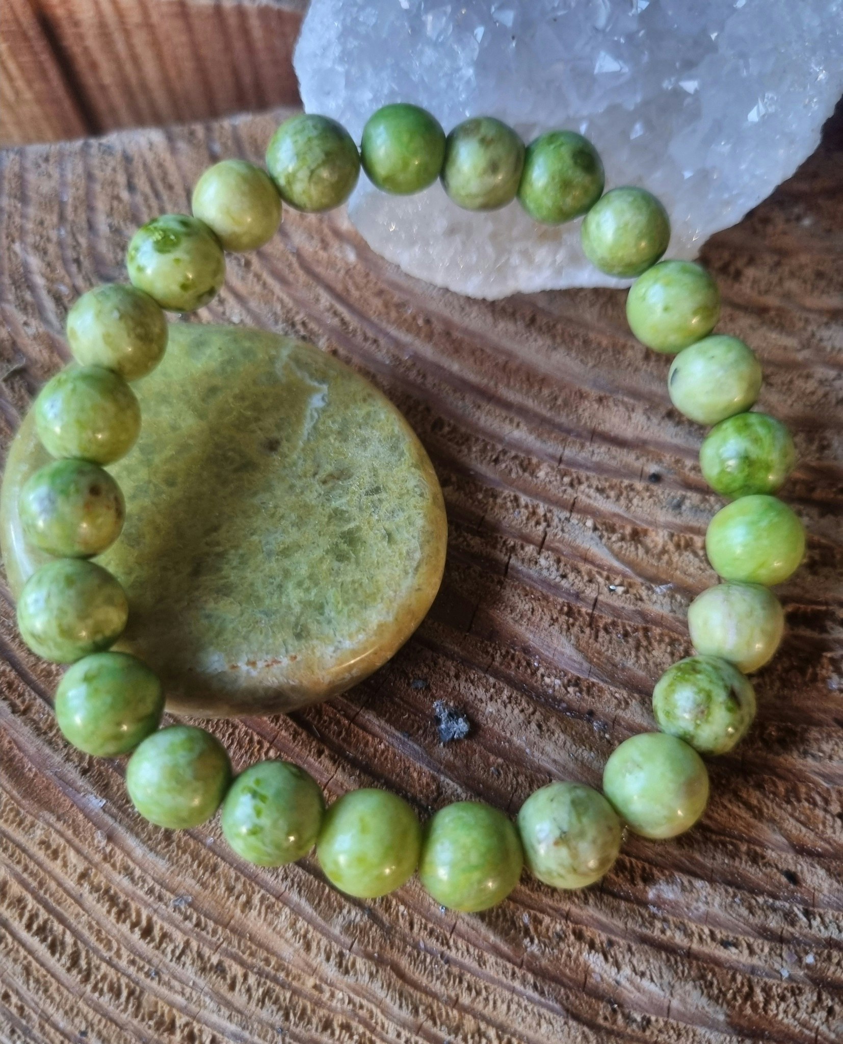 Armband Grön Opal