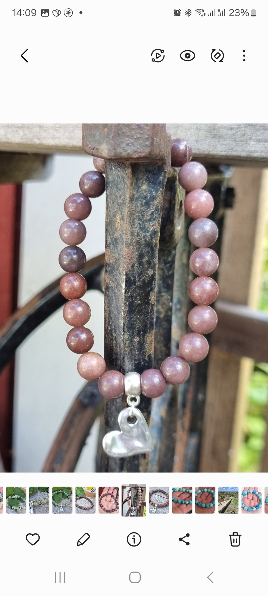 Armbandet Lila Aventurin