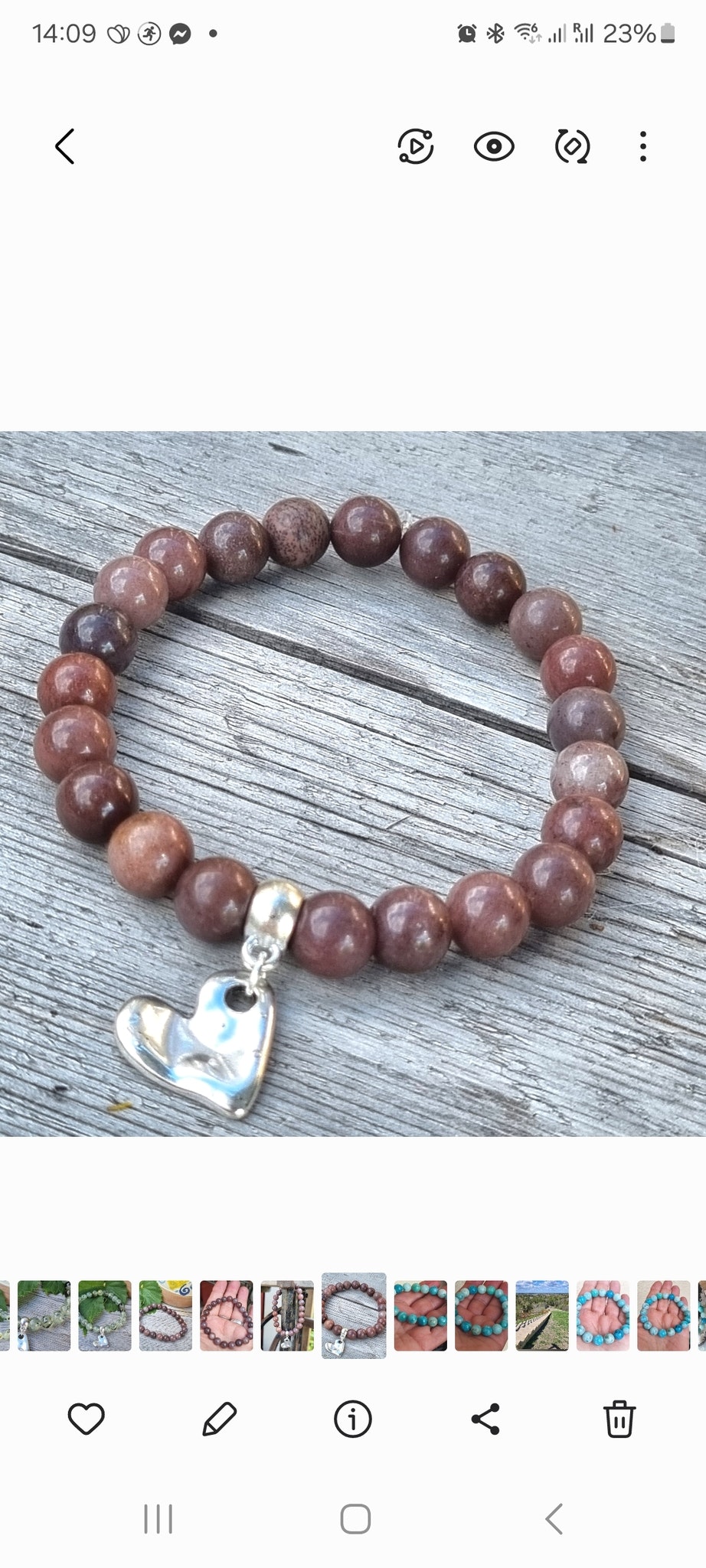 Armbandet Lila Aventurin
