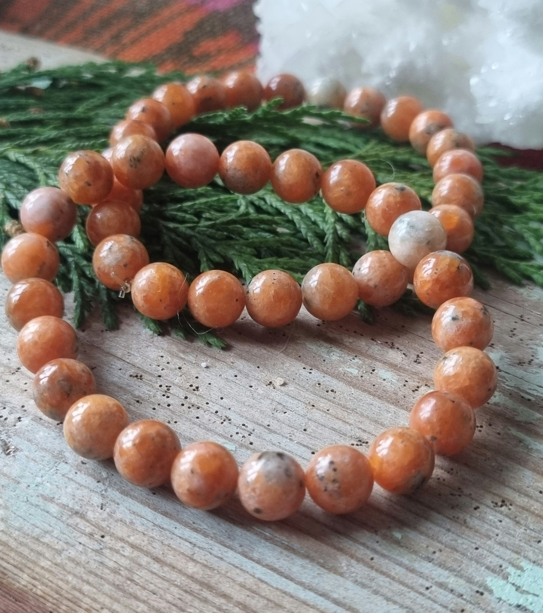 Armband Orange Kalcit