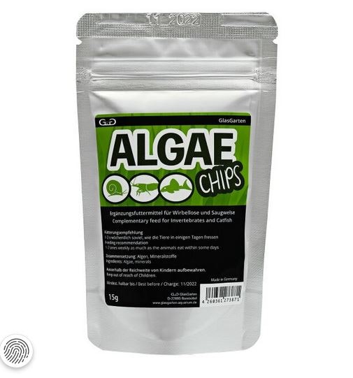 GlasGarten Shrimp Snacks Algea chips