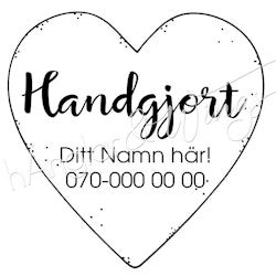 PERSONAL - 067  Heart -  Handgjort