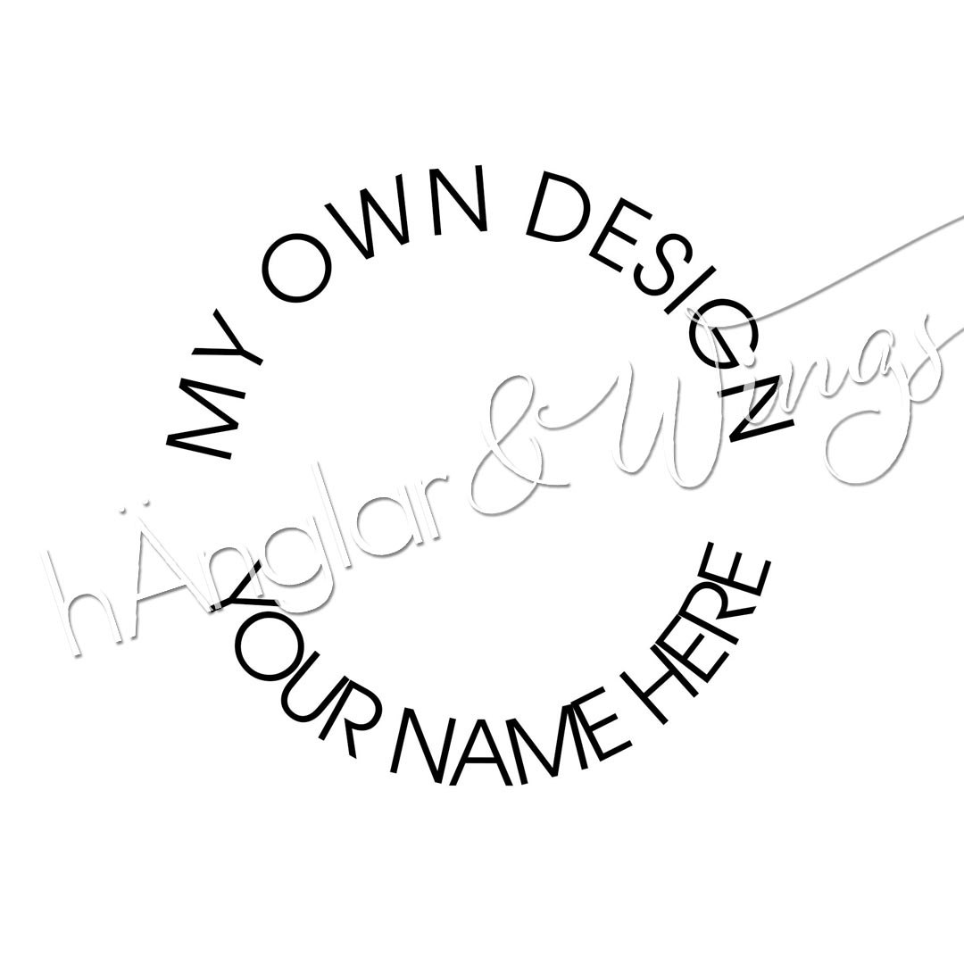 PERSONLIG - 092  Rund My own design (ENGLISH)