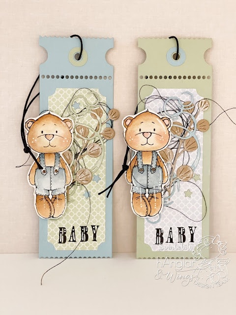 Clear Stamps - Smånallar / Small Teddies A7