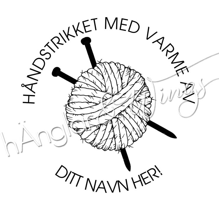 PERSONLIG - 182  Rund - Håndstrikket med varme (NORSK)