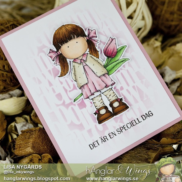 Clear Stamps - Tulpanflicka / Tulip girl  A7