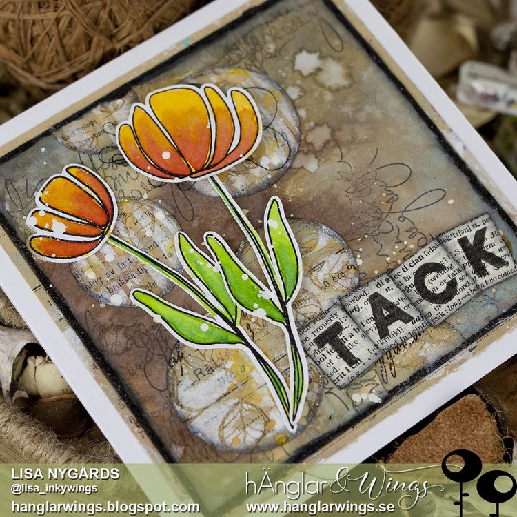 Clear Stamps - Grafiska Blommor