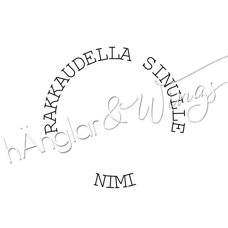 PERSONLIG - 203 Rund - Rakkaudella Sinulle (FINSK)