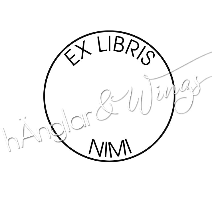 PERSONLIG - 204  Rund - ex libris  (FINSKA)