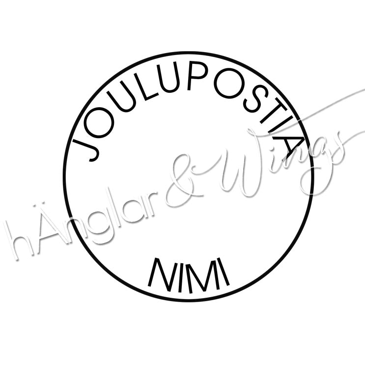 PERSONLIG - 206  rund - joulupostia  (FINSKA)