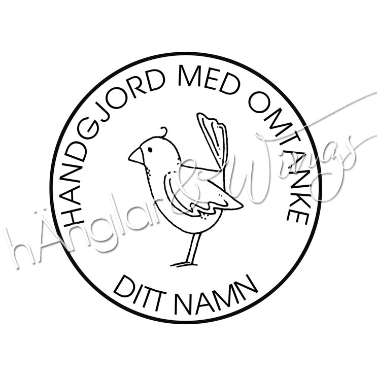 PERSONLIG - 243 rund - Handgjord med omtanke