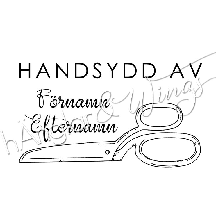 PERSONLIG - 252  Sax - Handsydd av