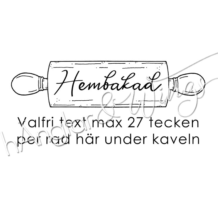 PERSONLIG - 253  Kavel - Hembakad