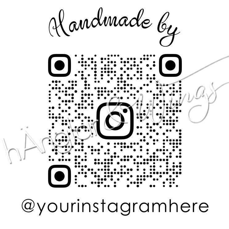 PERSONLIG - 259  Instagram QR-code - Handmade (English)