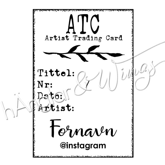 PERSONLIG - 299   ATC med kvist (NORSK)