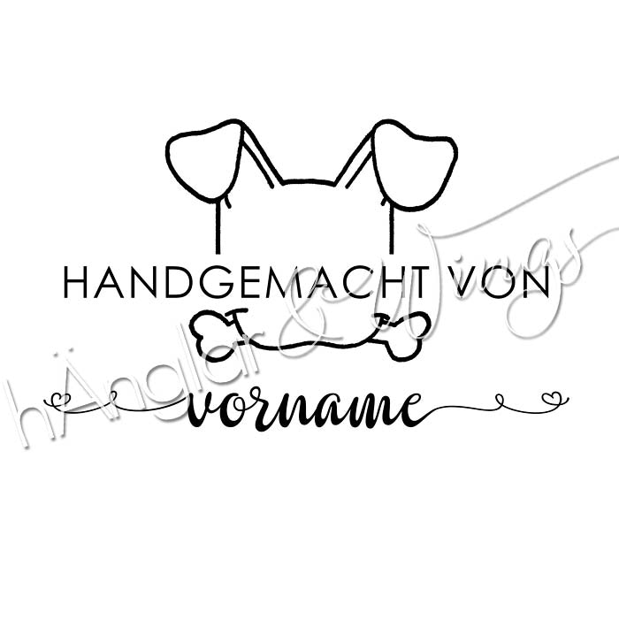 PERSONLIG - 309  Hund Handgemacht von  (TYSKA)