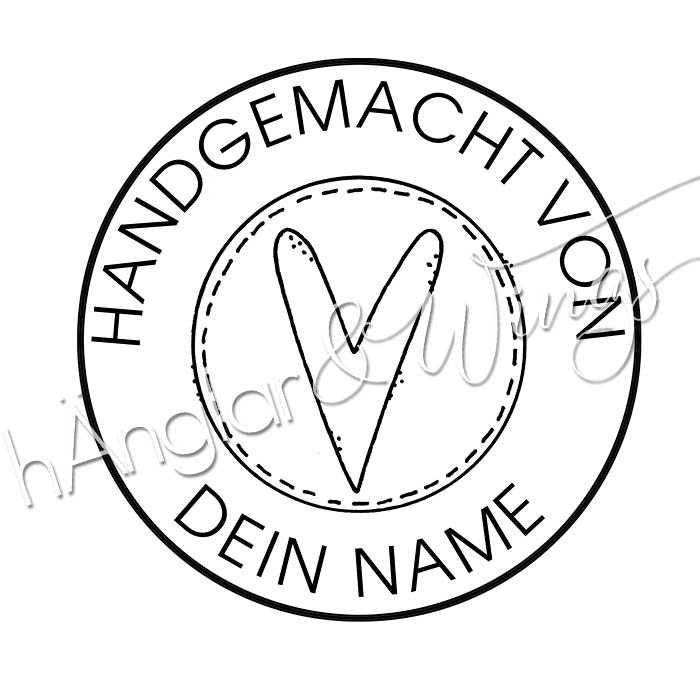 PERSONLIG - 315  Cirkel handgemacht mit hertz (TYSKA)
