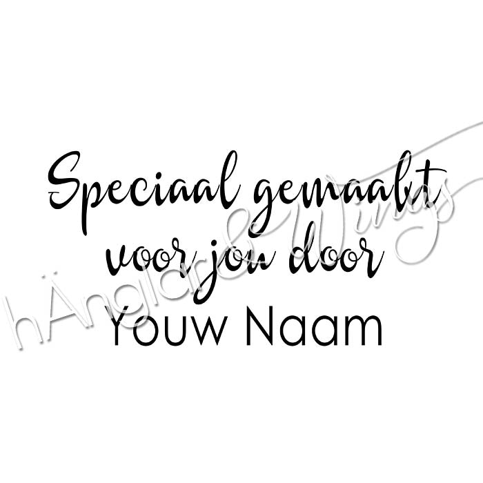PERSONLIG - 325  Rak - Speciaal gemaakt (DUTCH)