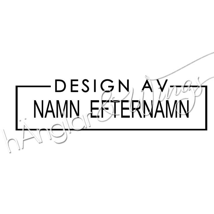 PERSONLIG - 335  Ram - Design av