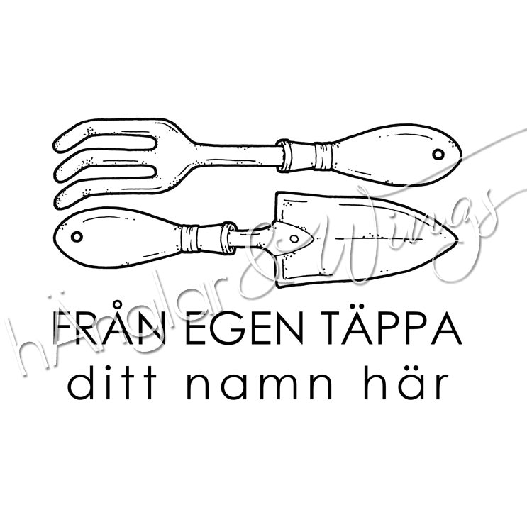 PERSONLIG - 251 Trädgårdsredskap - Hemodlad av