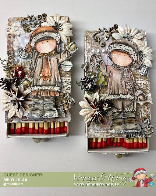 Clear Stamps - Pyntande Tomtar / Decorating Santas  (will be retired!)