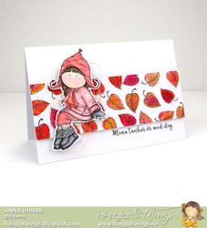 Clear Stamps - Höstflicka / Autumn Girl - A7 (Will be Retired)