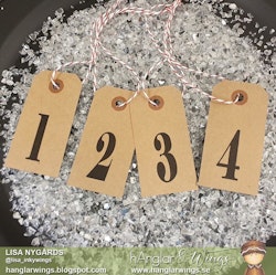 Clear Stamps - Stora Siffror / Big Numbers