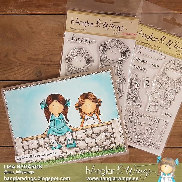 Clear Stamps - Vårflickor / Spring Girls