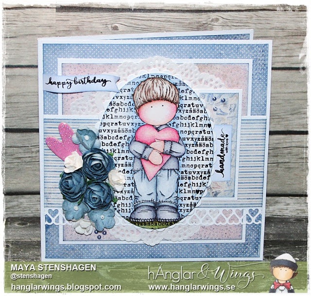 Clear Stamps - Hjärtevänner / Heart friends