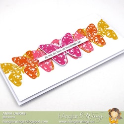 Clear Stamps - Fjärilar / Butterflies