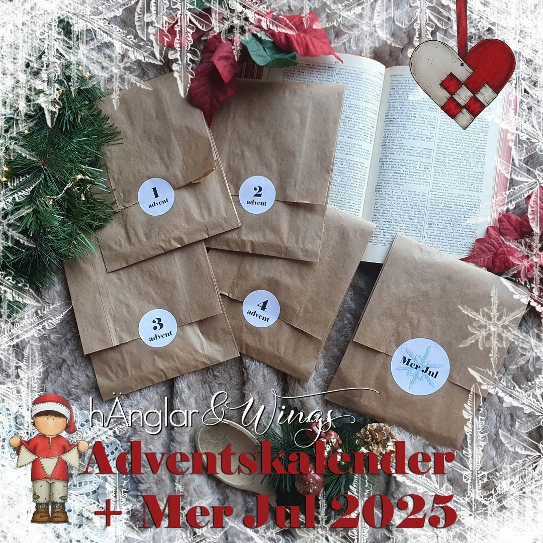 Adventskalender A6 2025 + Tillägg MER JUL  (förbeställning öppen 16 aug - 21 sept)