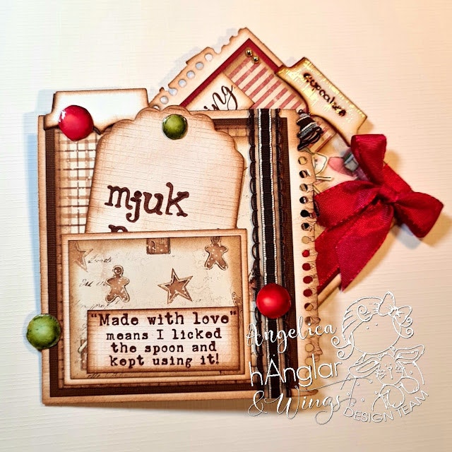 Clear Stamps - Sittande Pepparkakor