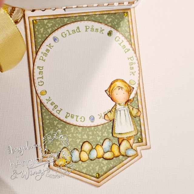 Clear Stamps - Småkullor / Small easter girls A7