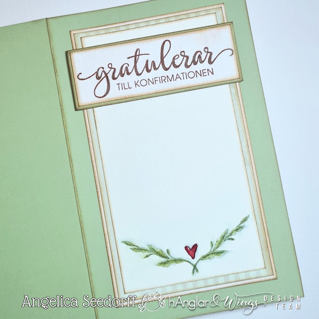 Clear Stamps - Konfirmationsbiljett