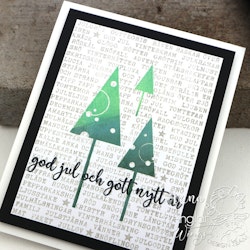 Clear Stamps - Bakgrundstext Jul / Background words Christmas