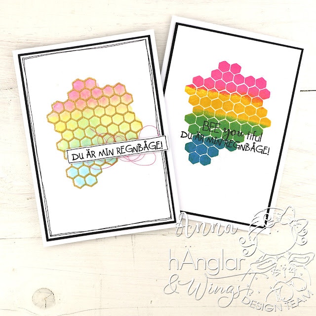 Clear Stamps - Bikaka / Honeycomb