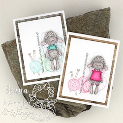 UTGÅTT - Clear Stamps - Dolly och Lambert