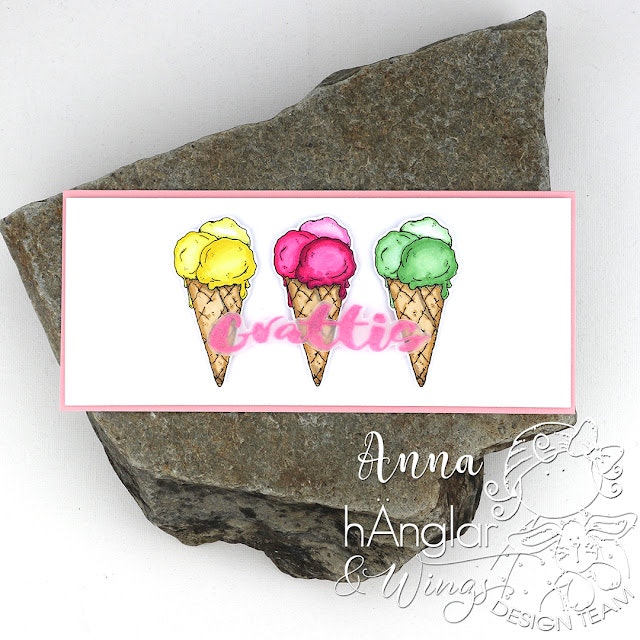 Clear Stamps - Glass i stora lass / Loads of ice cream A7