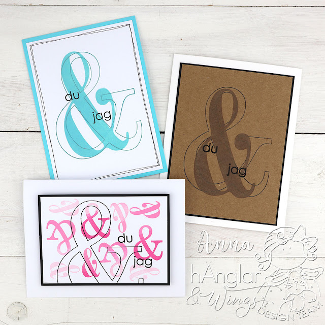 Clear Stamps - Stora & / Large &