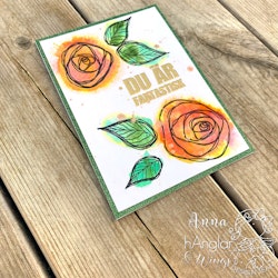 Clear Stamps - Rosor / Roses