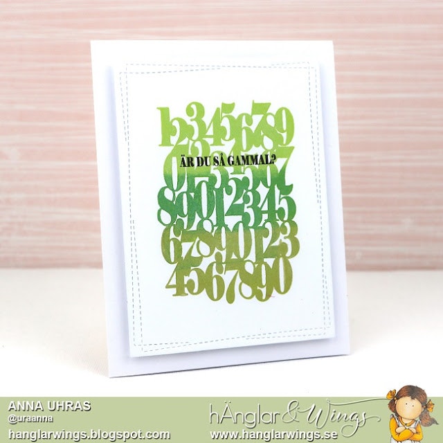 Clear Stamps - Siffersoppa / Numbers soup