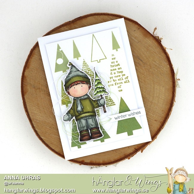 Clear Stamps - Vintergranar / Winter trees