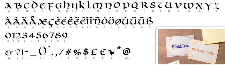 SDX - Kalligrafi Fonter (FÖRBESTÄLLNING)