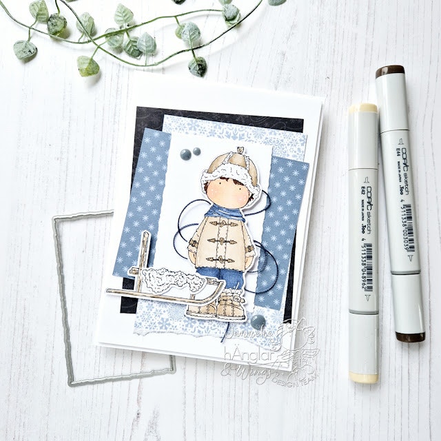 Clear Stamps - Se upp i backen! / Watch out!