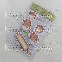 Clear Stamps - Sittande Pepparkakor / Sitting Gingerbread