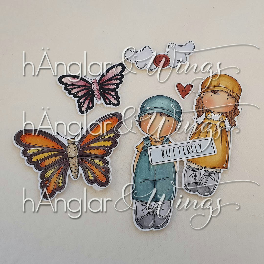 Clear Stamps - Lånta Vingar / Borrowed Wings