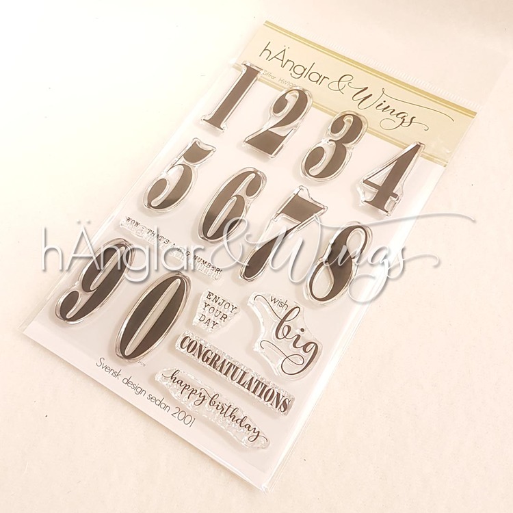Clear Stamps - Stora Siffror