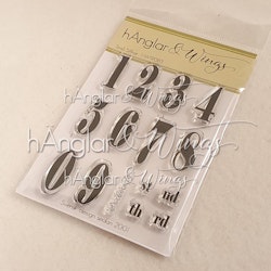 Clear Stamps - Små Siffror / Small numbers - A7
