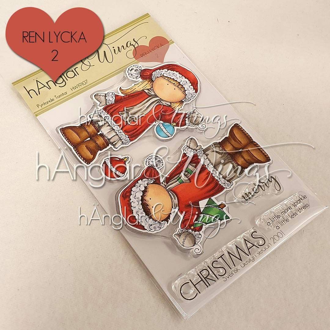 RETIRED - Clear Stamps - Pyntande Tomtar / Decorating Santas  (will be retired!)